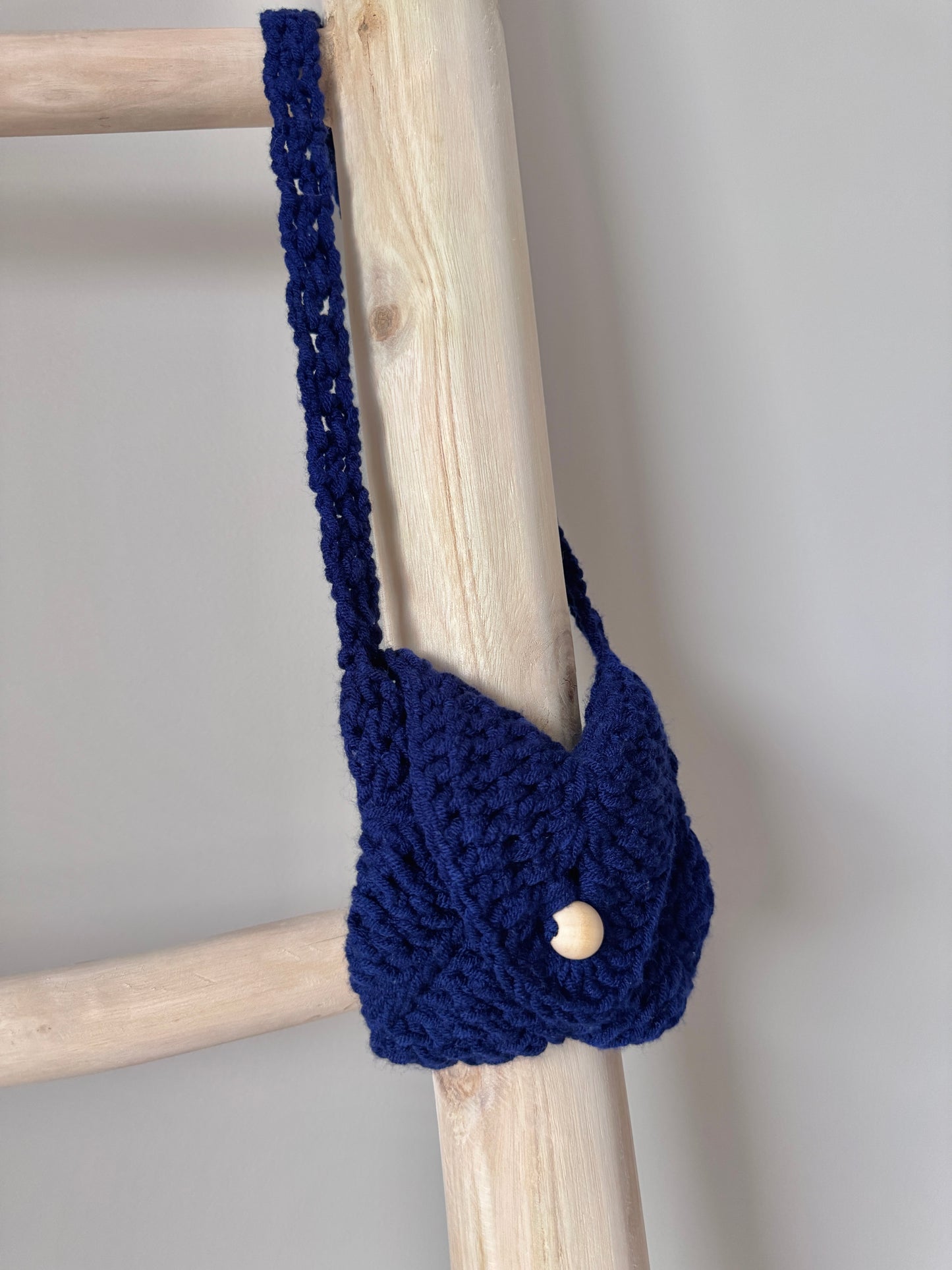 Blue Kids Mini Crochet HandBag