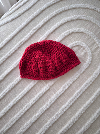 Baby Red Unisex Christmas Beret