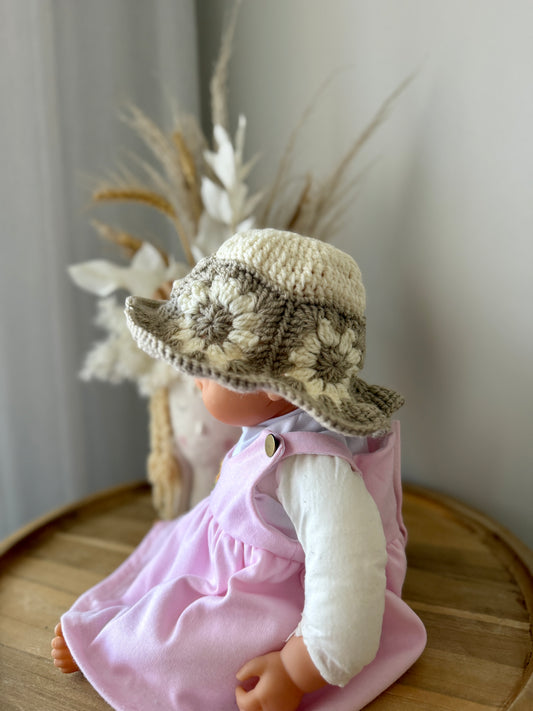 Patchwork Crochet Baby Hat