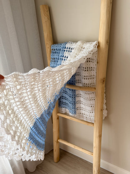 Baby Blue Crochet Blanket