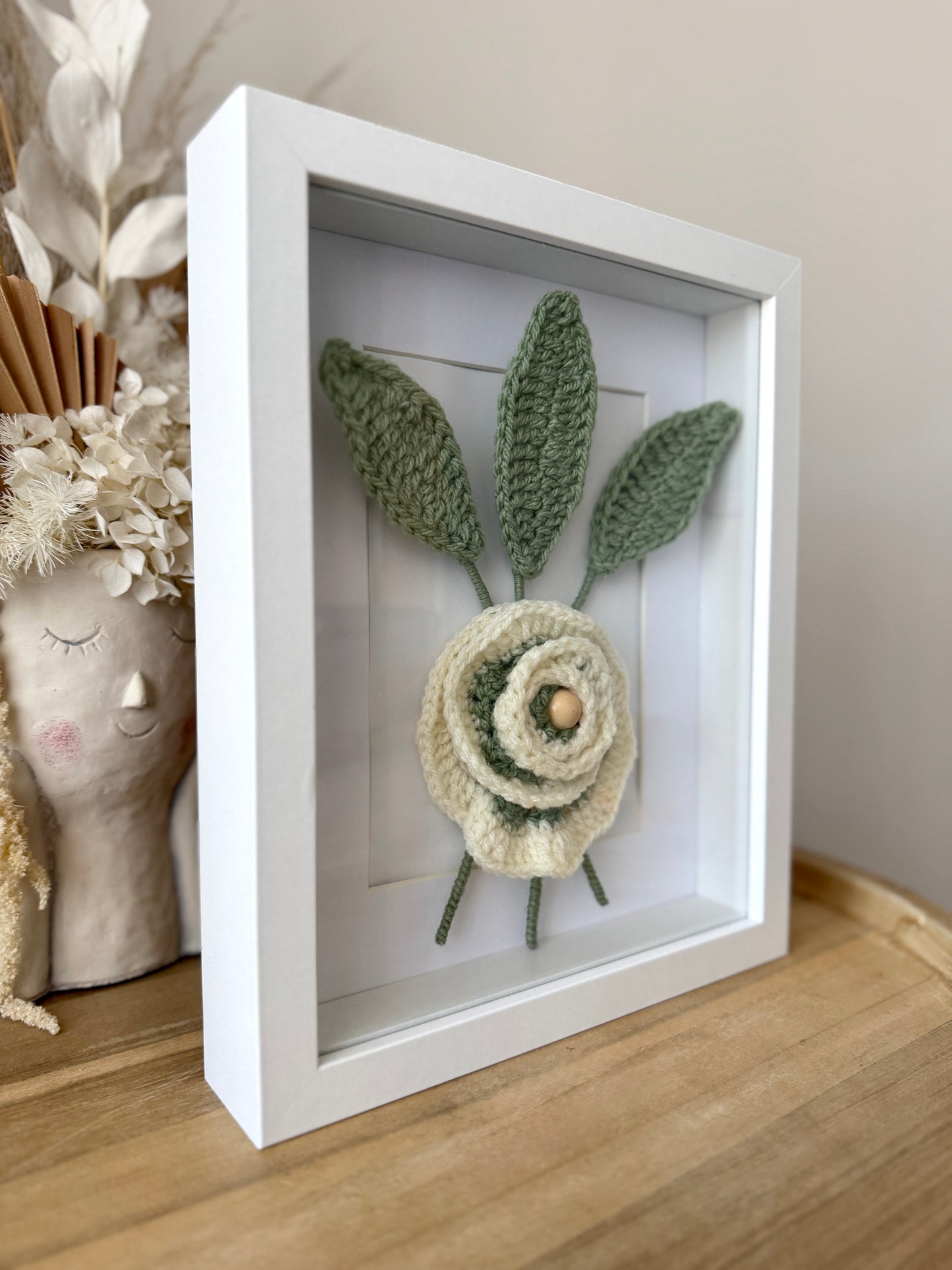Framed Crochet Artwork Design