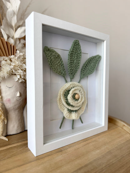 Framed Crochet Artwork Design