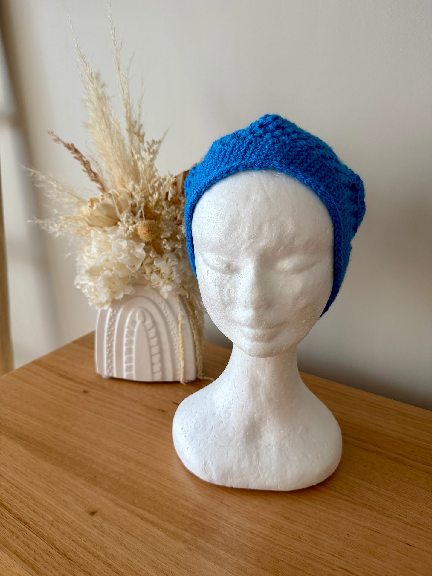 Women’s Crochet Beret | Blue
