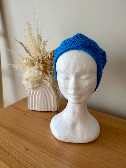 Women’s Crochet Beret | Blue