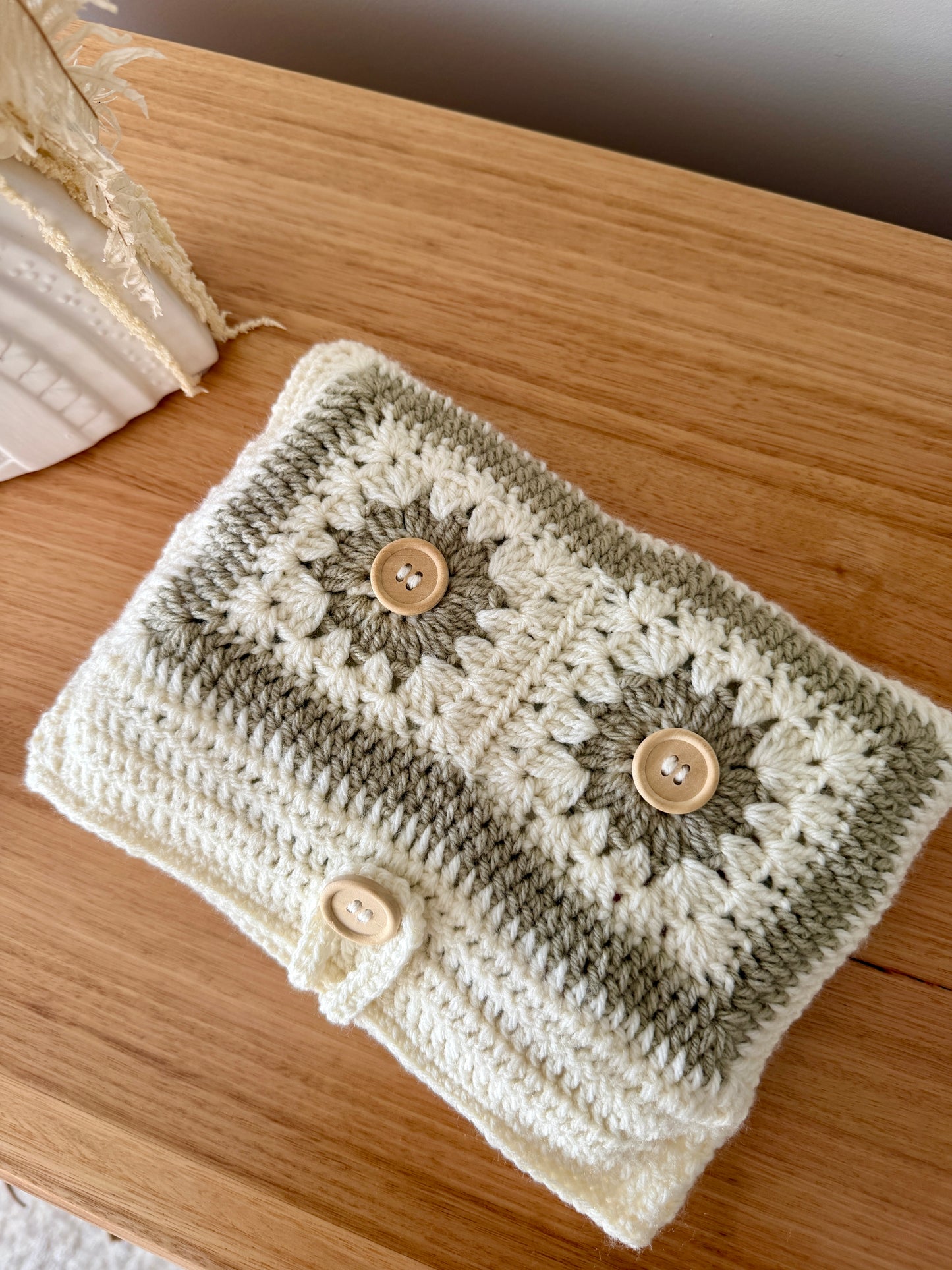 Crochet Book Cover