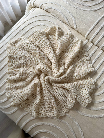 Crochet Gender Neutral Baby Hamper | Beige & Cream