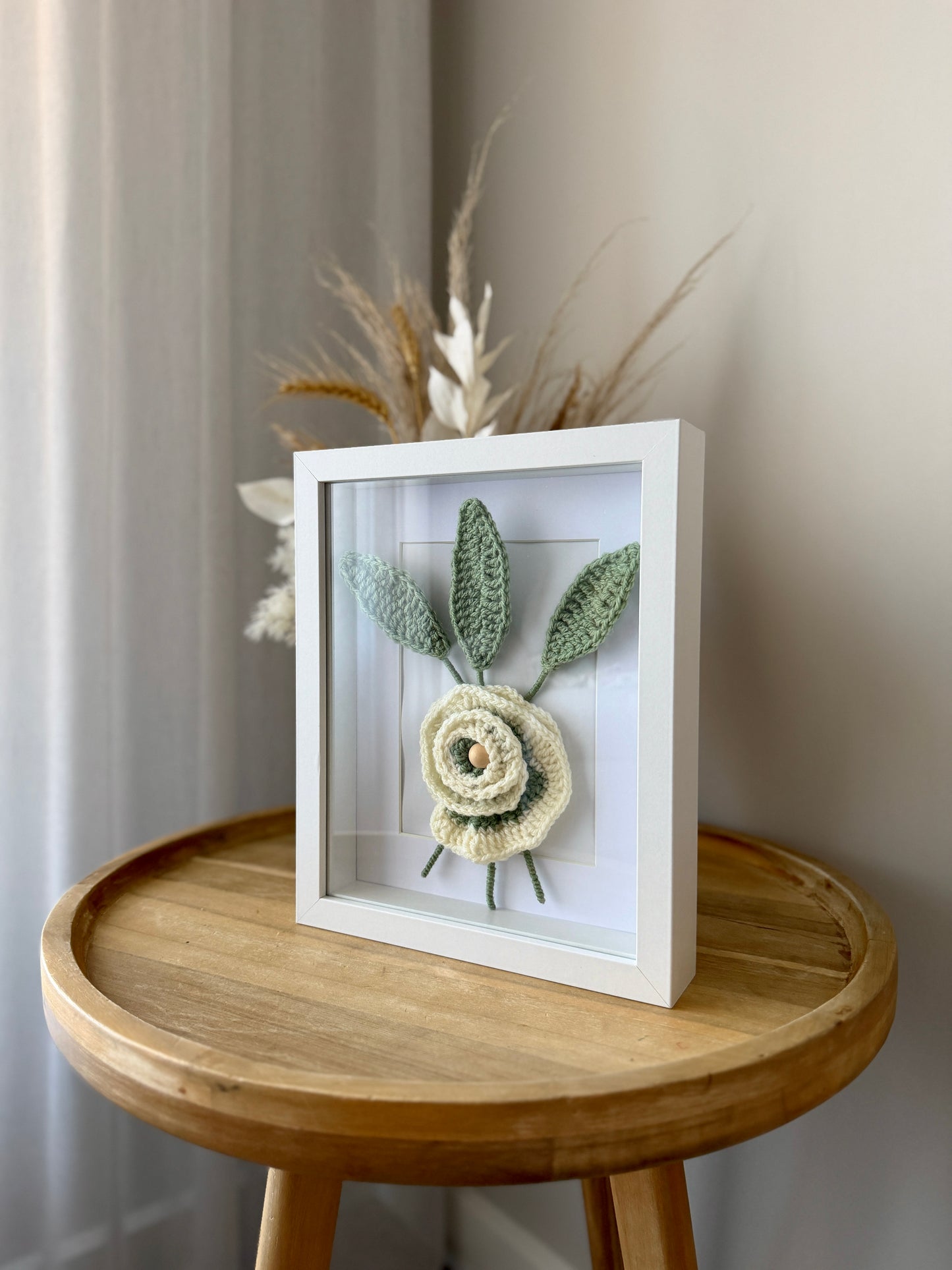 Framed Crochet Artwork Design