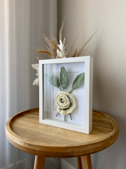 Framed Crochet Artwork Design