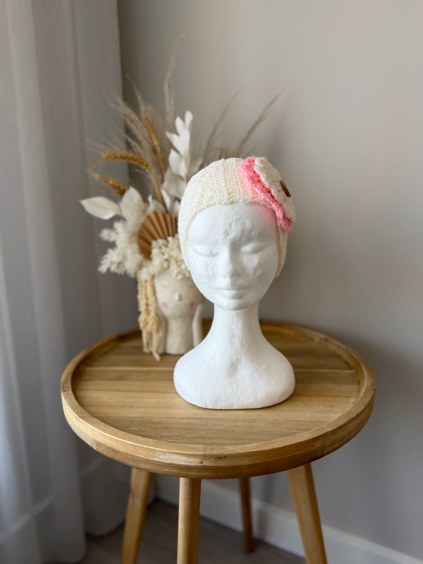 Flower Crochet Adults Headband