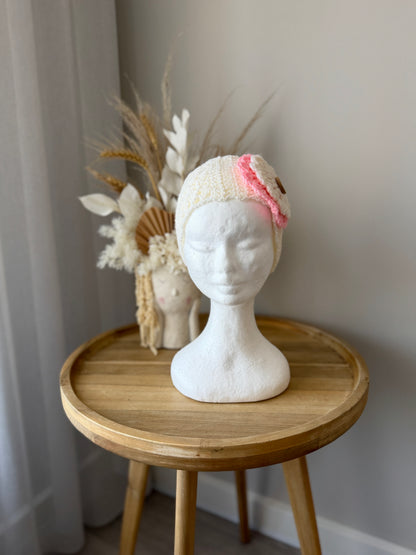 Flower Crochet Adults Headband