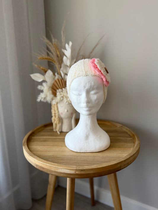 Flower Crochet Adults Headband