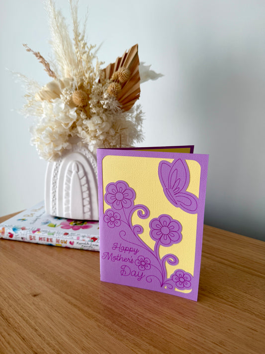 Mother's Day Craft Paper Card 5x7in