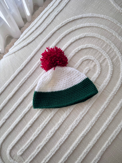 Baby Unisex Pom Pom Christmas Beanie