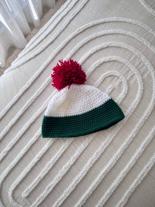 Baby Unisex Pom Pom Christmas Beanie