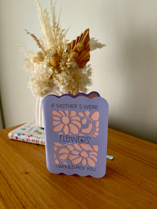 Mother's Day Craft Paper Card 5x7in