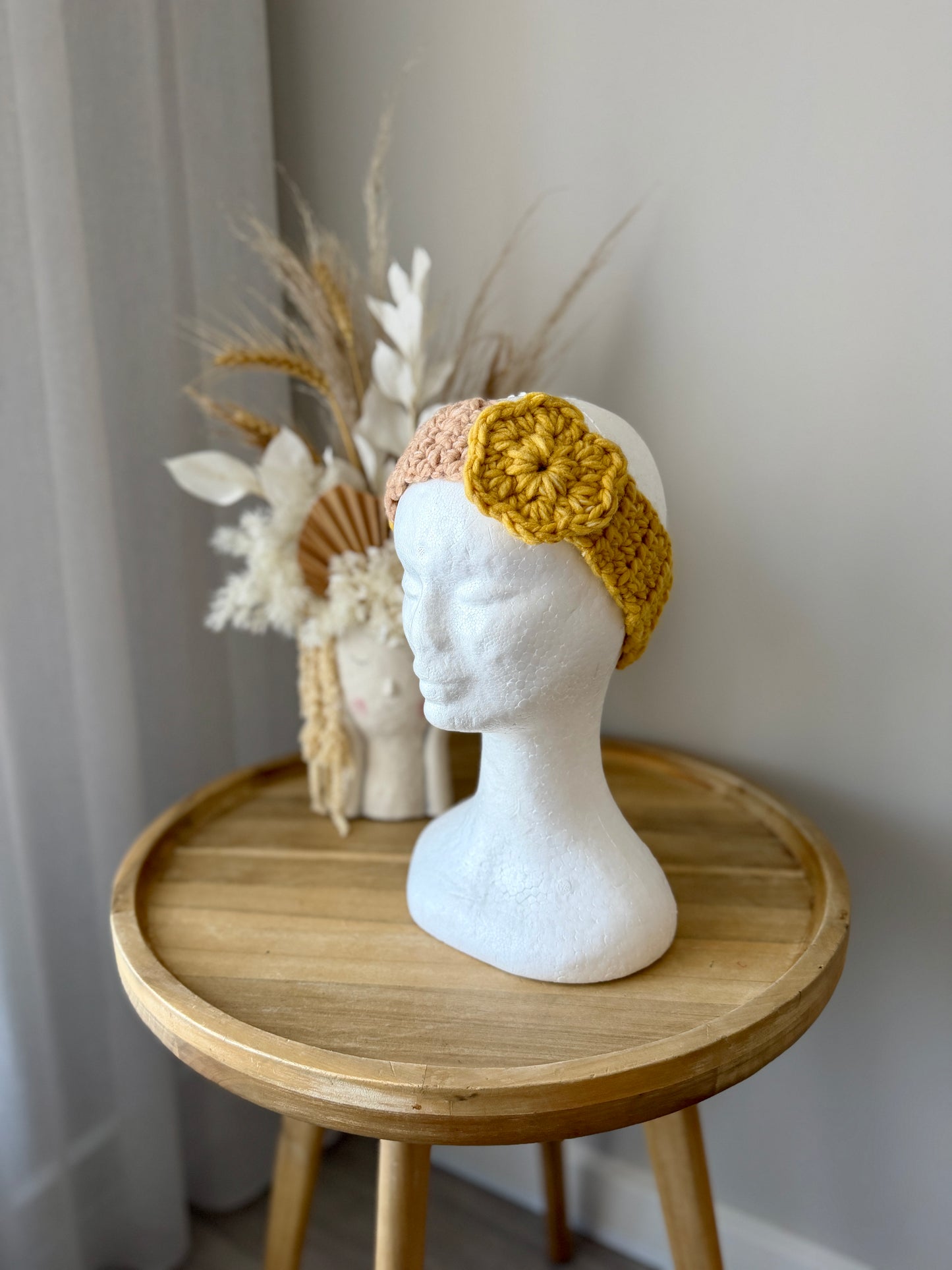 Multi-Coloured Adults Crochet Headband