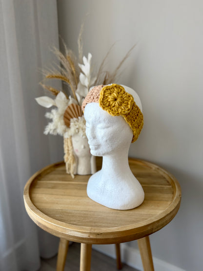 Multi-Coloured Adults Crochet Headband