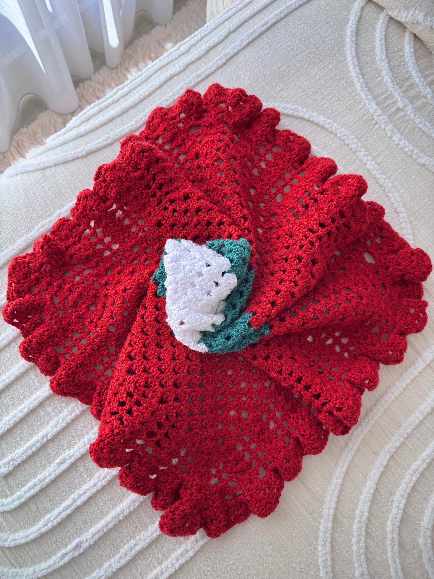 Holly Unisex Christmas Blanket
